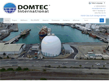 Tablet Screenshot of domtec.com